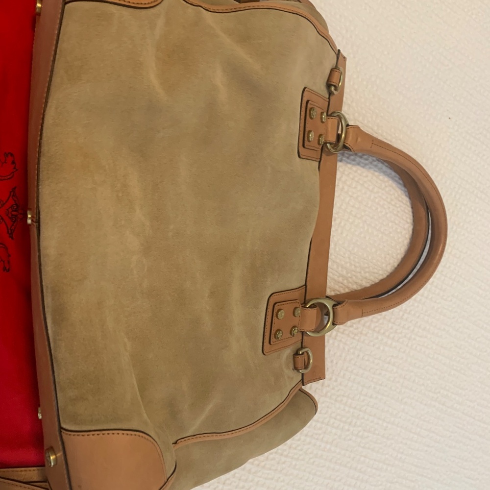Suede Prix de Dressage handbag - Picture 3 of 15